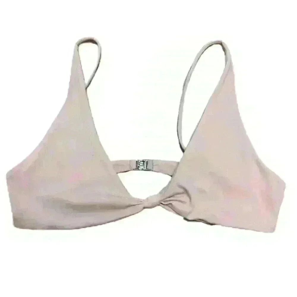Wanderlust Anouk pale pink swim bikini top Sz Large